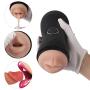 WY-Massagrel Mens 3D Realistic Lifelike Silicone Handheld Adult Toys for Men Relaxing Sucking Modes 00 by WY-Love
