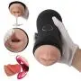 WY-Massagrel Mens 3D Realistic Lifelike Silicone Handheld Adult Toys for Men Relaxing Sucking Modes 00 by WY-Love