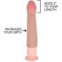 Silicone 2&quot Penis Extension - Realistic Cock Extender with Veins and Lifelike Tip
