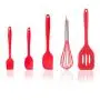 Hjyi Silicone Kitchen Utensils Baking tool Set 5 pieces silicone Kitchenware silicone scraper cake tool