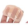 DAZAIGE 3 Pairs Silicone Forefoot Half Yard Pads Soft Ball of Foot Cushions Anti-Slip Breathable Honeycomb Insole Mats Toe Separators Stretcher Inserts Relief Cushions High Heel Shoes Accessories