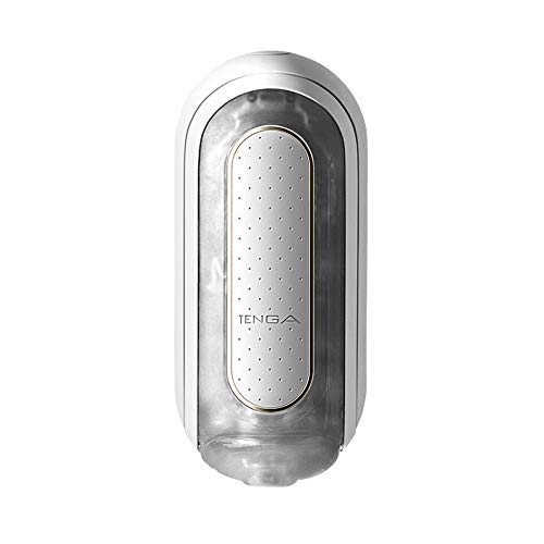 TENGA FLIP 0 (Zero) Electronic Massage Cup for Men Masturbation, Reusable Stimulating Pleasure Device, Male Toy Masturbator, TFZ-101 White