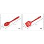 JunbosiSilicone Kitchenware Set of 10 Kitchen Silicone Cooking Spoon Shovel Kitchenware Set Colander Kit,Blue