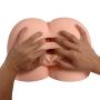 XISE Updated Silicone Made Male Masturbation Sex Doll Realistic Life-Size Solid Male Masturbator Masturbation Sex Toys Discreet Package,Color Flesh