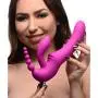 Strap U Regal Rider Vibrating Silicone Strapless Strap On Triple G Dildo