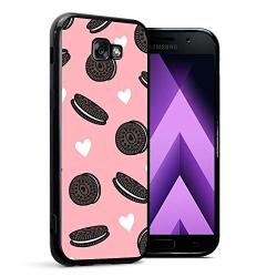 Samsung Galaxy A5 2017 Case,Flexible Soft TPU Cover Shell,Slim Silicone Black Rubber Non-Slip Durable Design Protective Phone Case for Samsung Galaxy A5 2017 -Biscuits