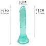 Wwpoi 7.87 inch Mini P?n?s-?ìld`? Personal Relax Toys, Extremely Vast Long Lifelike Massager Wand wwpoi (Color : Green)