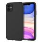 MoKo Compatible with iPhone 11 Case, Shockproof Slim Fit Liquid Silicone Gel Rubber Protective Case Soft Touch Back Cover Fit Apple iPhone 11 6.1 inch 2019 - Black