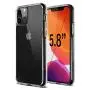 Trianium Clarium Series Designed for Apple iPhone 11 Pro Case (2019, 5.8"), TPU Cushion Frame Protection Case and Hybrid Rigid Backing Cover (Work with Most Screen Protector) - Clear