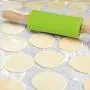 FANCYGIRL Silicone Roller with Handle Kitchenware Home Kitchen Non-Stick Rolling Pin Dumpling Making Tool