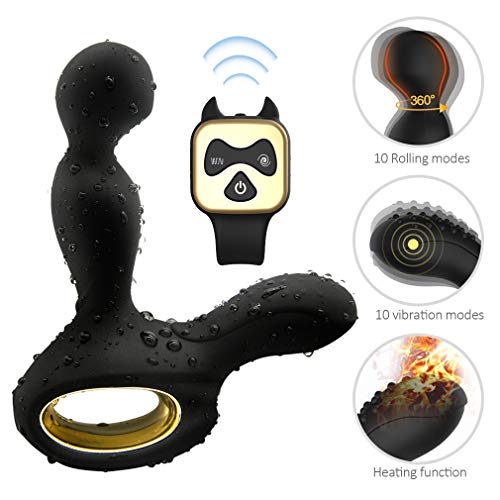 Men ?ás?t?rb?átor Análes Plug Rotating Wireless Remote Control Análes Víbrántor Silicone Male Próst?at? Másságer Adúllt Six Toys for Men