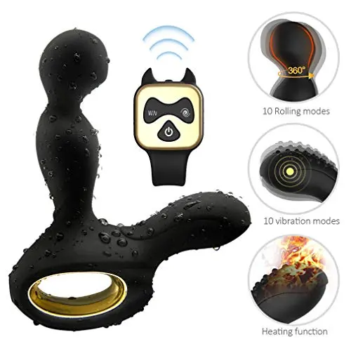 Men ?ás?t?rb?átor Análes Plug Rotating Wireless Remote Control Análes Víbrántor Silicone Male Próst?at? Másságer Adúllt Six Toys for Men