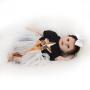 KEIUMI Lifelike 22 inch Reborn Baby Dolls Soft Silicone Vinyl Toys Cloth Body Newborn Baby Girl Dolls Girl Birthday Gifts
