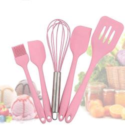 SKYyao Kitchen utensil set Non-stick pan silicone kitchenware set kitchenware black red pink baking tool Set silicone
