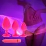 QYIYA 4Pcs Silicone Anales Trainer Kit- Back Massage Toys