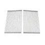 wuchenmin 2Pcs Roll Up Dish Drying Rack, Silicon Coated, Stainless Steel, Round and Square, Solid Rods, Draining, Trivet, Heat Resistant Mat Task, Kitchen.