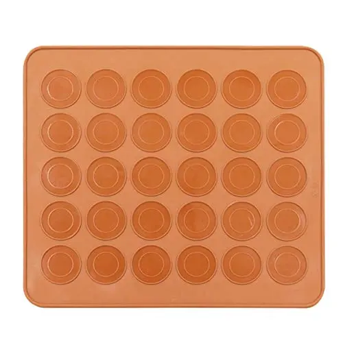 AK ART KITCHENWARE Silicone Macaron Baking Mat Mold Dessert Tools Pastry Baking Tools for Bakery No-stick 30-cavity