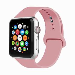 IYOU Sport Band Compatible with Watch Band 38MM 42MM 40MM 44MM, Soft Silicone Replacement Sport Strap Compatible with 2019 Watch Series 5 2018 Watch Series 4/3/2/1