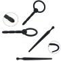 Bantie 8 PCS Silicone Urethral Sounds Penis Plug Multi Beads Urethral Dilator Sounding Plugs for Beginner-Advanced Player Sex Toy