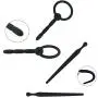 Bantie 8 PCS Silicone Urethral Sounds Penis Plug Multi Beads Urethral Dilator Sounding Plugs for Beginner-Advanced Player Sex Toy