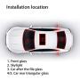 EEEKit 5M/16FT Auto Seal Weather Stripping Rubber Sealing Strip Trim Cover for Car Front Rear Windshield