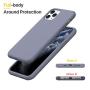 DIACLARA Compatible with iPhone 11 Pro Case, Soft Liquid Silicone Gel Rubber Full Body Protection Shockproof Case Cover with Soft Microfiber Lining for iPhone 11 Pro 5.8",(Lavender Grey)