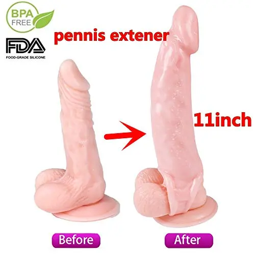 1 PCS Privacy Packaging. Silicone penile Condom Expander expands Male Chastity Toys Lengthen Cock Sleeves Dick Socks Reusable Condoms_B401