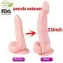 1 PCS Privacy Packaging. Silicone penile Condom Expander expands Male Chastity Toys Lengthen Cock Sleeves Dick Socks Reusable Condoms_B401