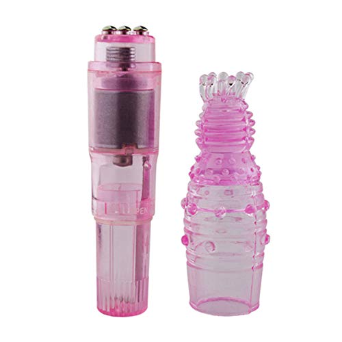 Demarkt Stimulation Penis, Simulated Tongue Clitoris Vibrator Waterproof Silicone Massager Sex Toy for Women (Pink)