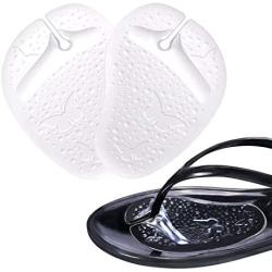 Gel Metatarsal Pads for Thong Sandals Flip-Flops, 2Pairs Forefoot Cushion Inserts, Ball of Foot Grip Pads for Metatarsal Support and Pain Relief, Anti-Slip