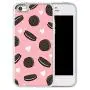 iPhone SE 5s 5 Case,Flexible Soft TPU Cover Shell,Slim Silicone Black Rubber Non-Slip Durable Design Protective Phone Case for iPhone SE 5s 5 -Biscuits