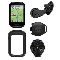 Garmin Edge 830 (2019 Version) Cycle GPS Bundle with Silicone Case & HD Tempered Glass Screen Protectors (x2) | Touchscreen, Navigation, TrainingPeaks, VO2, Incident Detection | Bike Computer (Black)