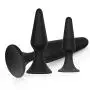 Butt Plugs | Beginner Anal Plug Trainer Kit | Anal Sex Toys Made of Soft 100% Medical Grade Silicone | Latex and Phthalate Free |Discreet Packaging