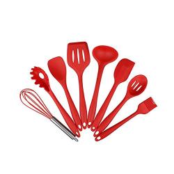 Hjyi Kitchen Cooking Silicone Kitchenware 10-piece set of non-stick pot high-temperature silicone kitchenware set of environmental protection cooking shovel kitchen utensils