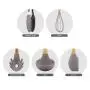 Dozenla Bamboo Handle Silicone Kitchenware Non-stick Pan Shovel Coland Cookware Sets