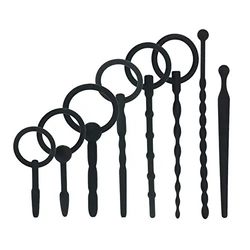 for Women Silicone Urethra Male Plug Sounding Tube Urethral Stretcher Sound Funny Toy Men Erotic 715+,D