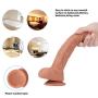 Vitosia 10 inch Adult Toys for Female Women Suction Cup for Ladys，M-ásságer Hands Free Play Wand Silicone Dual Density,Realistic Waterproof for Couples or Solo