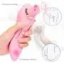 Women Waterproof Multi Speed Tongue Vibrate Sucking Toy Oral Simulator for Adult Toys, Green Safe, No Toxic Side Effects