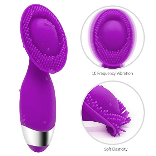 10 Speeds Sùcking Pleasure Toy for Women Couple Hands Free Silicone Pleasure Toy Clitòrial Stimulàtion Toys for Her Waterproof Vibràntor Bùllet with Remote,Sexy Underwear Toys