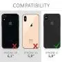 kwmobile TPU Silicone Case for Apple iPhone X - Soft Flexible Rubber Protective Cover - Coral