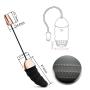 USB Charging Wireless Remote Control Mini, Strong 10 Modes Waterproof Desgin Safe Silicone Small Massagers, Body Relieve Muscle Pain Sport