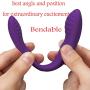 Waterproof 10 Speed Silicone Vibrator Recharge Clitoral G-Spot Massage for Couples Adult Sex Toys for Woman Sex Products (purple)