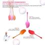 Kegel Balls for Tightening and Pleasure for Beginners, Set of 3 Premium Silicone Ben Wa Balls for Women Beginners & Advanced Bladder Control & Pelvic Floor Exercises Vaginal Tightening