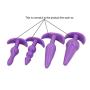 Anal Toy 4pcs/Set Soft Anal Butt Plugs Anal Sex Toys for Men and Women