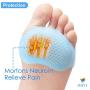 MHSY Metatarsal Pads for Women and Men, 4PCS Ball of Foot Cushions for Metatarsalgia Neuroma Mortons Neuroma Pads Atrophy Burning Sensations Relieve Pain