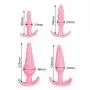 Silicone Soft Toys 4 Sizes Set for Men and Women Erotic Stimulation - Pink Edition