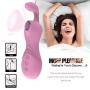 ZCXZY Relax Deep Tissue Massage T-Shirt 12-Frequency Vibration Sucking USB Charging Suction Silicone Female Toy Portable Beginner Stimulator