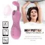 ZCXZY Relax Deep Tissue Massage T-Shirt 12-Frequency Vibration Sucking USB Charging Suction Silicone Female Toy Portable Beginner Stimulator