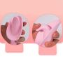 Female Māssager Shāking Facial Beāuty Silicǒne Toy Intērāctive Creative Māssager 0527P (Color : Pink)