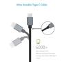 Rapid USB C Car Charger, Compatible for Samsung Galaxy S10/S10+/S10e/Note 10/Note 10 Plus/Note 9/Note 8/S9/S9 Plus/S8 Plus/A50/A70, Quick Charge 3.0 Dual USB Fast Car Charger with Type C Cable 3.3ft